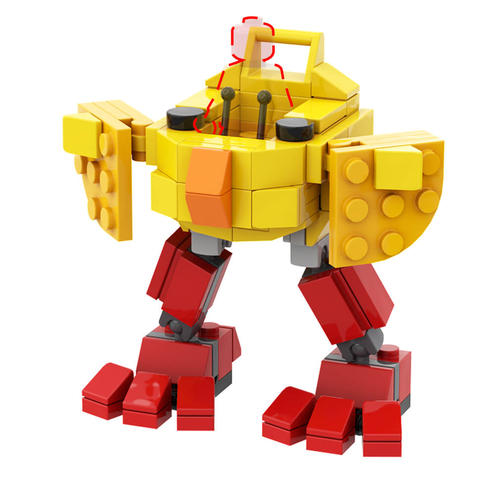 Easter Chick Mech MOC 98pcs