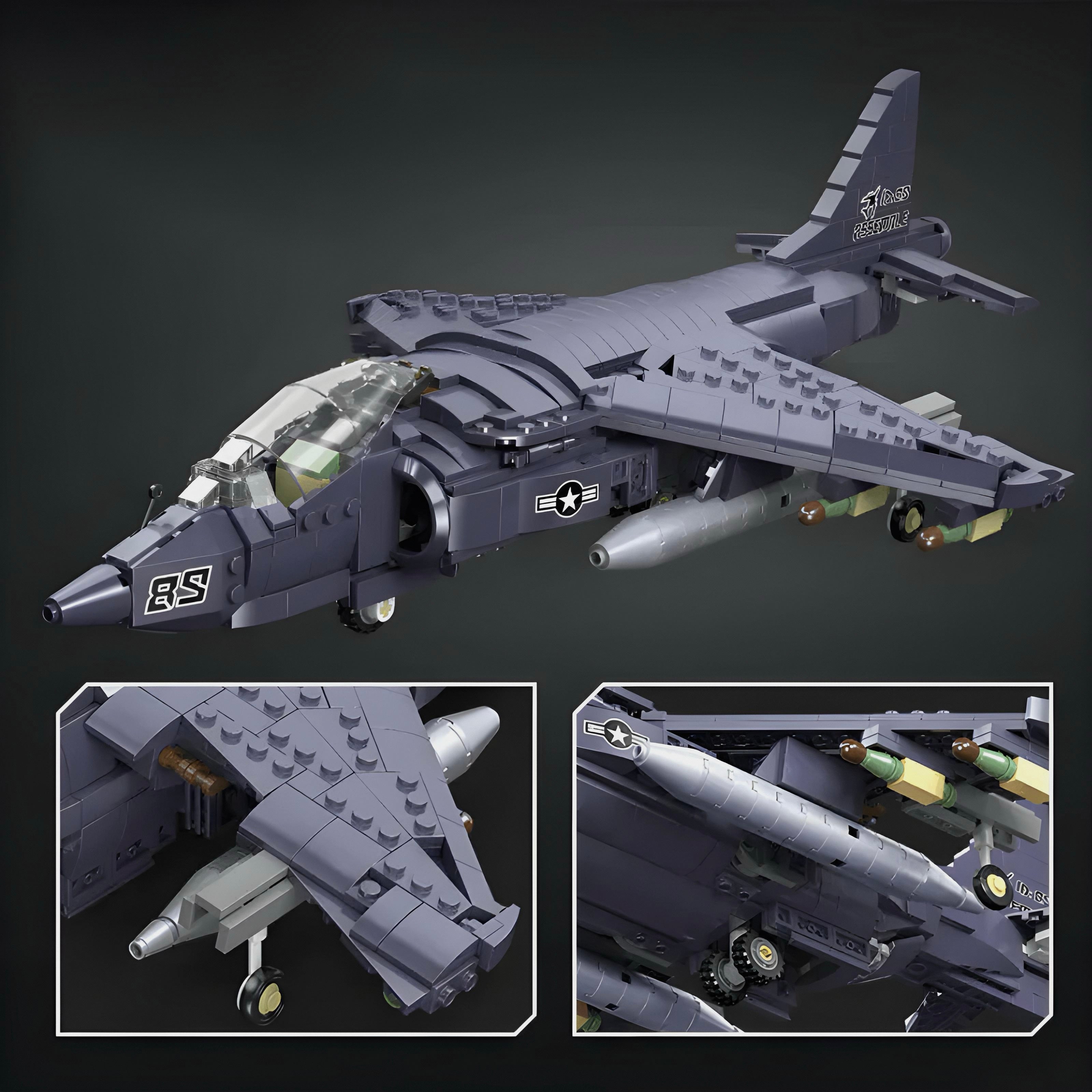 Image of product av-8-sea-harrier-aircraft-805pcs