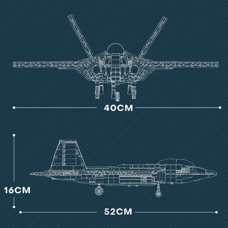 Image of product f-22-raptor-1836pcs