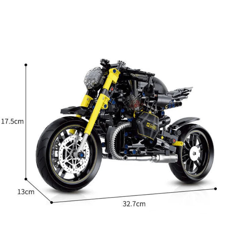 BMW Cafe Racer Concept 617pcs-Turbo Moc