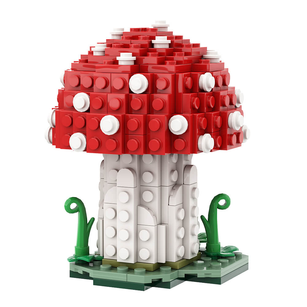 Amanita Muscaria Mushroom MOC 164pcs