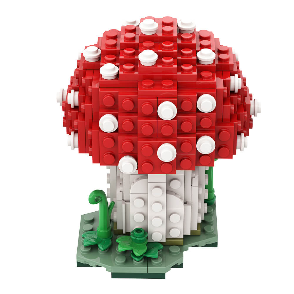 Amanita Muscaria Mushroom MOC 164pcs