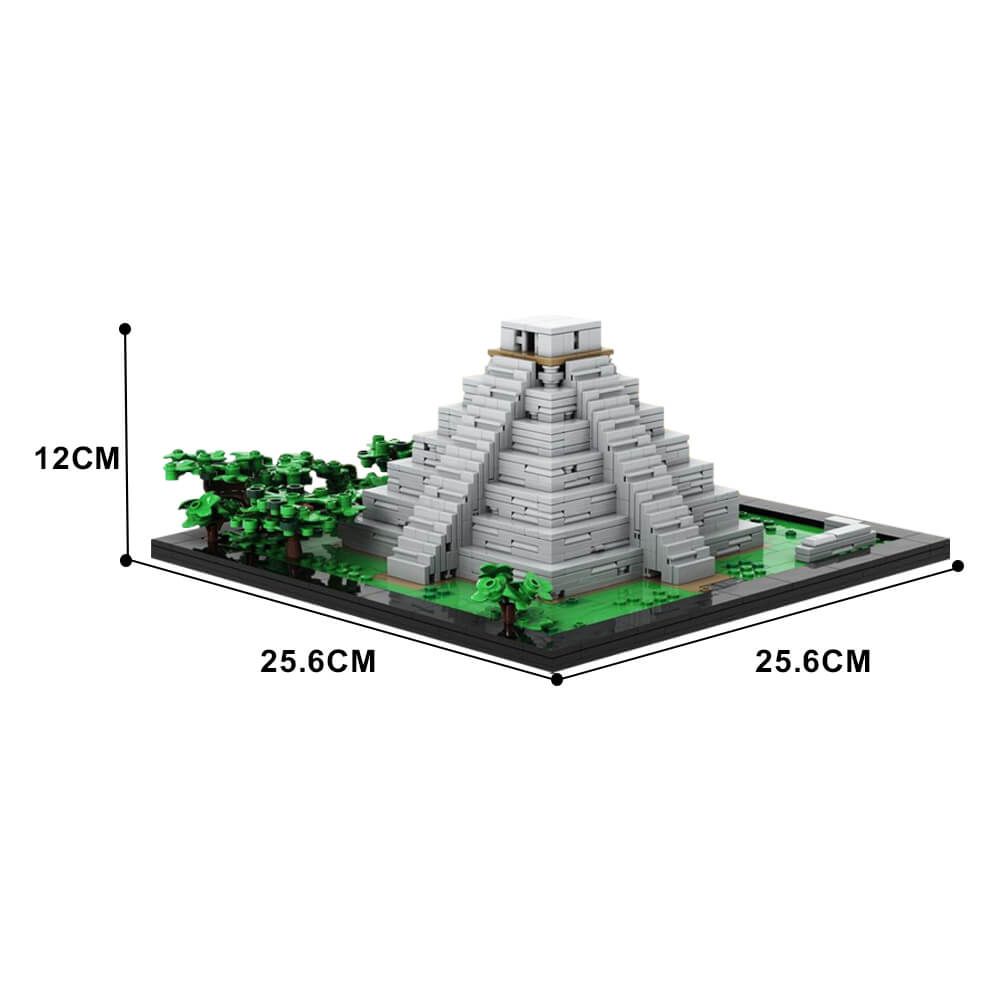 Mayan Pyramid MOC 1358pcs