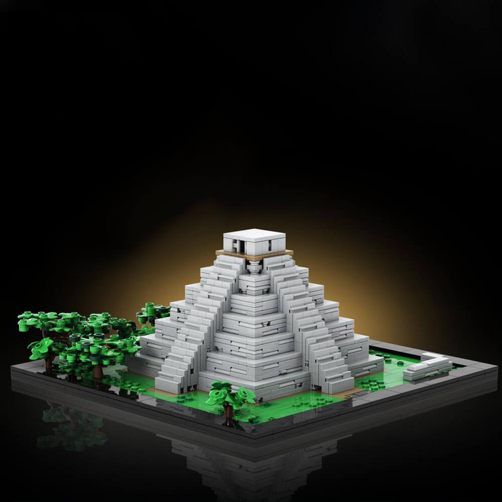 Mayan Pyramid MOC 1358pcs