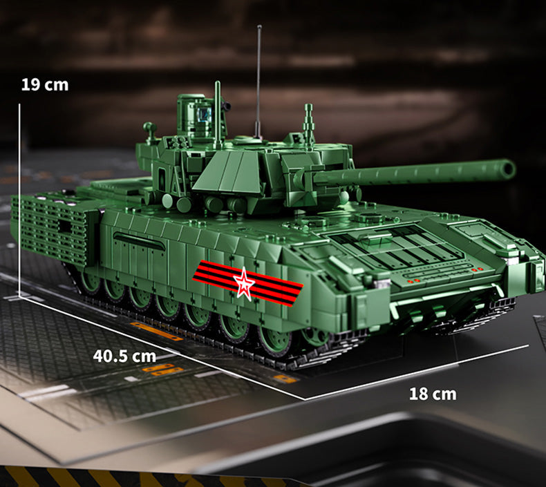 T-14 Armata Main Battle Tank - Building Blocks set compatible Lego - Turbo Moc