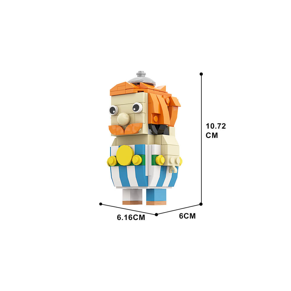 Asterix And Obelix Brickheadz MOC 296pcs