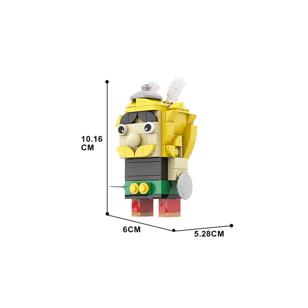 Asterix And Obelix Brickheadz MOC 296pcs