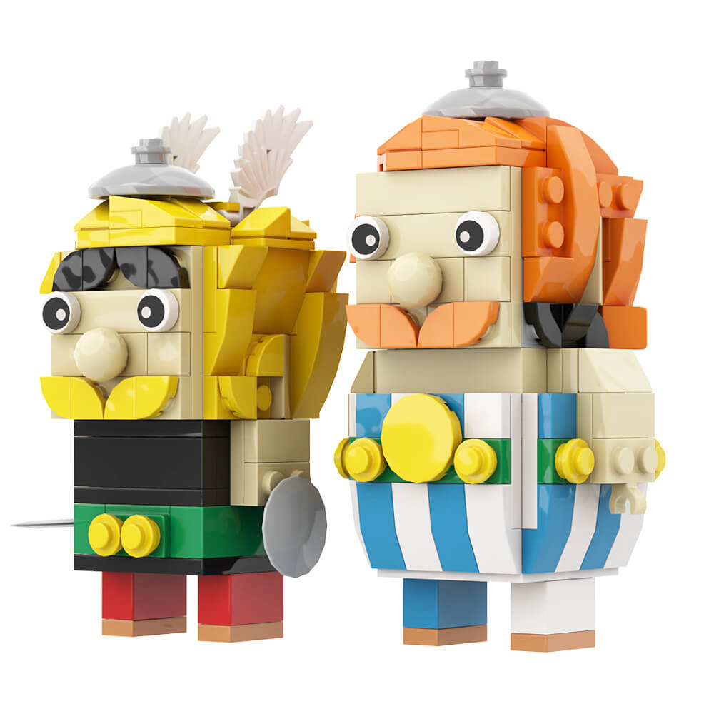 Asterix And Obelix Brickheadz MOC 296pcs - Building blocks set - Turbo Moc