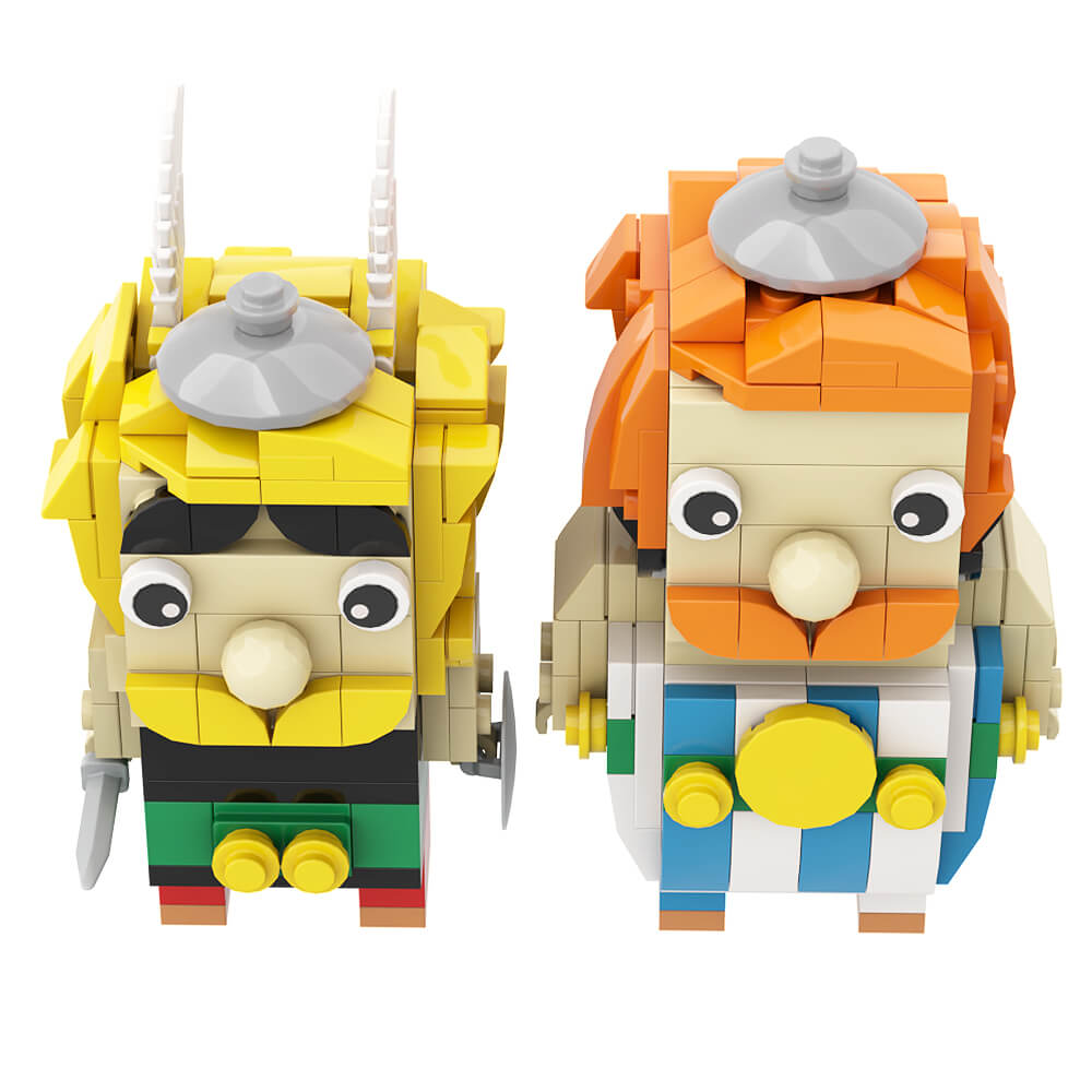 Asterix And Obelix Brickheadz MOC 296pcs