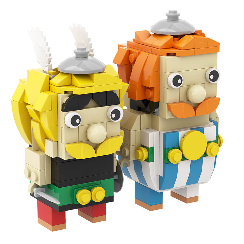 Asterix And Obelix Brickheadz MOC 296pcs