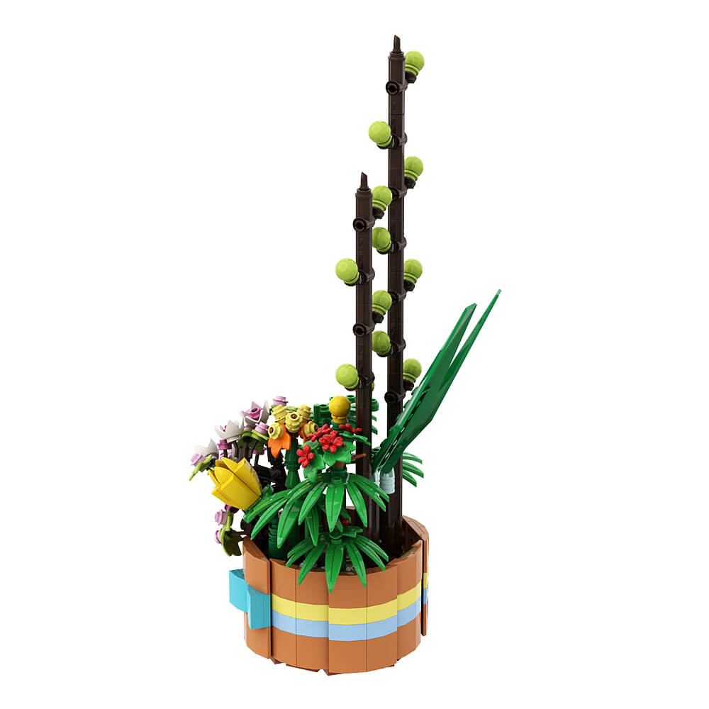 Flower Basket MOC 449pcs