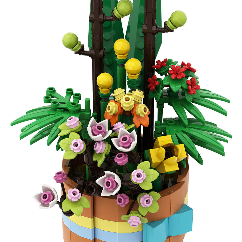 Flower Basket MOC 449pcs