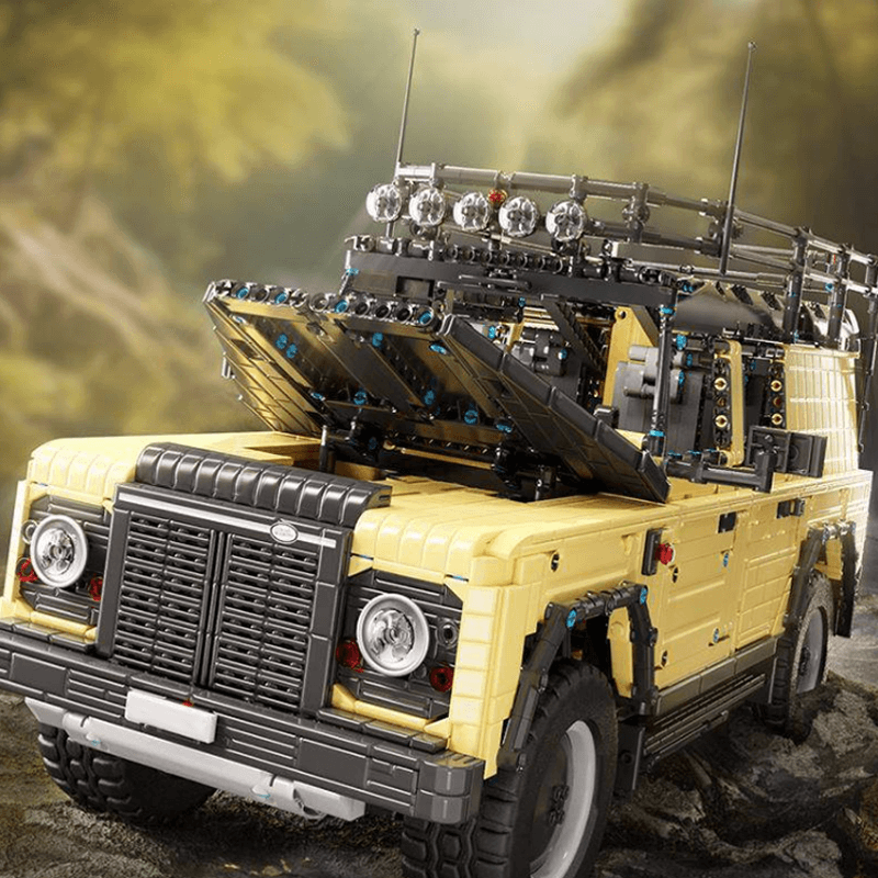 Land Rover Defender 110 Trophy s set, compatible with Lego