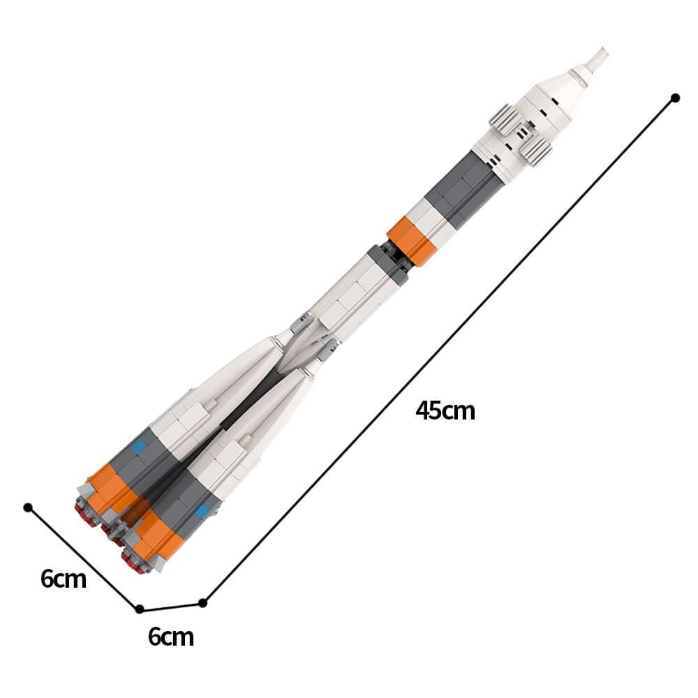 Soyuz Rocket collection [1:110 Scale] MOC 589pcs