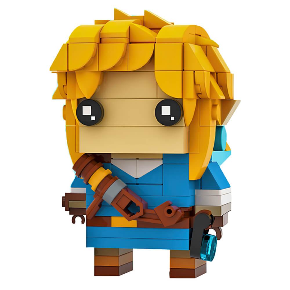 Link & Princess BrickHeadz Zelda MOC