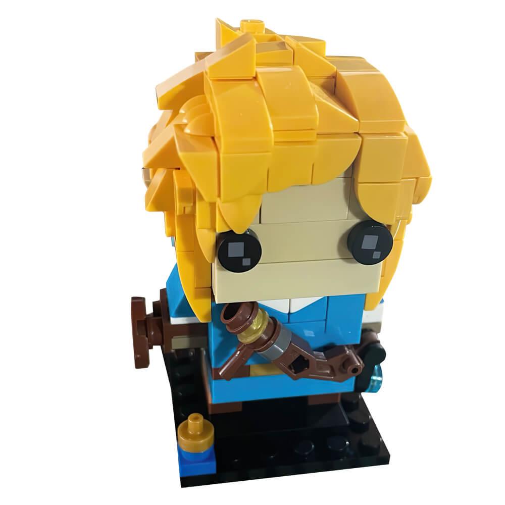 Link & Princess BrickHeadz Zelda MOC