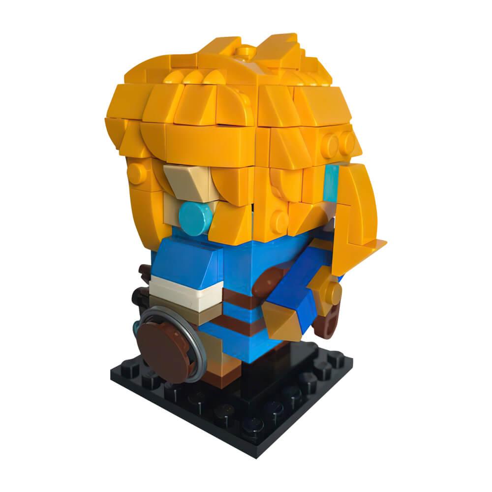 Link & Princess BrickHeadz Zelda MOC