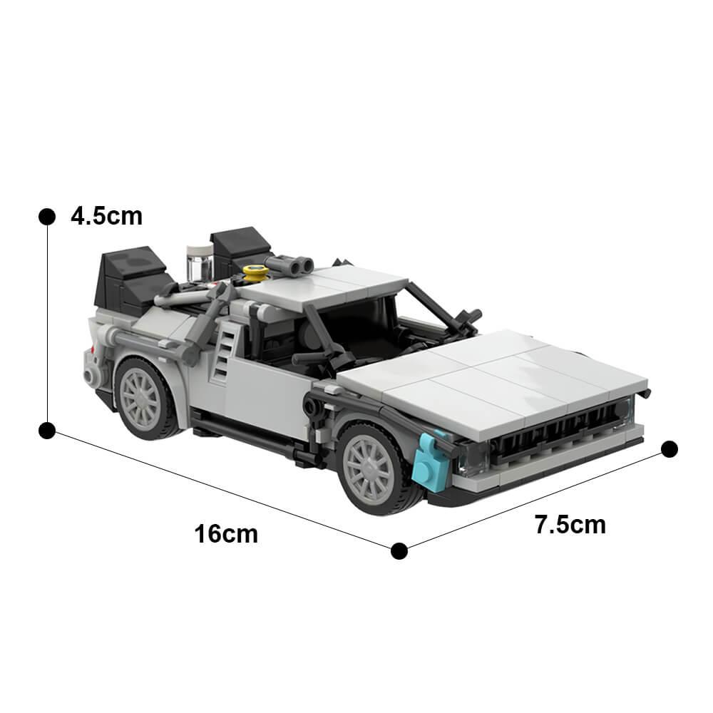 DMC DeLorean Time Machine MOC 360pcs