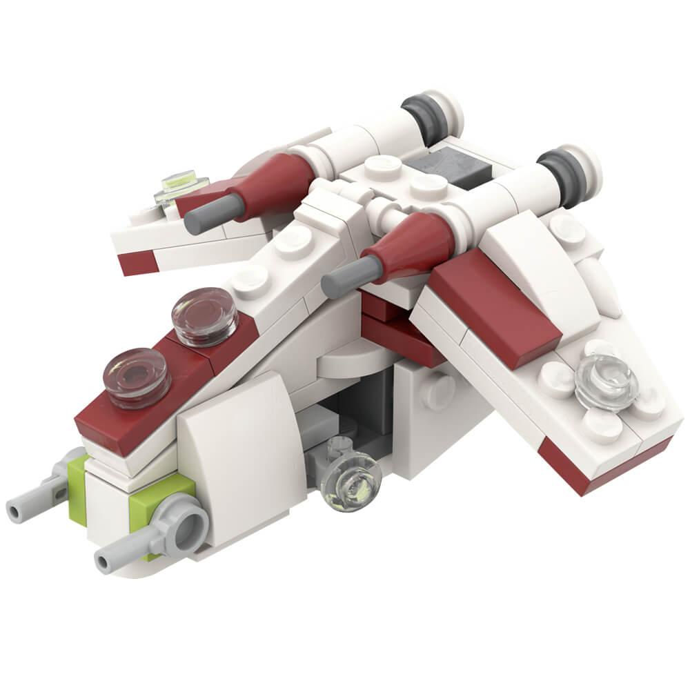 Micro Republic Gunship Space War MOC 100pcs