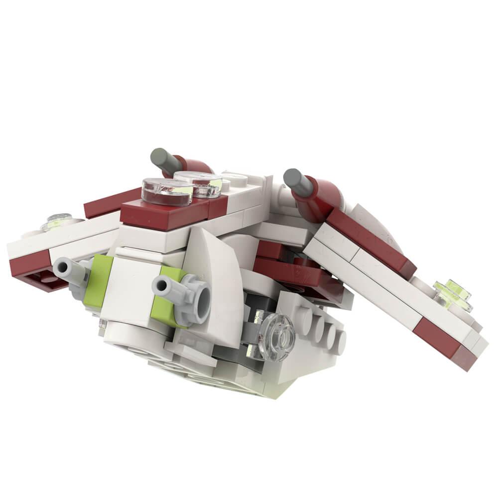 Micro Republic Gunship Space War MOC 100pcs