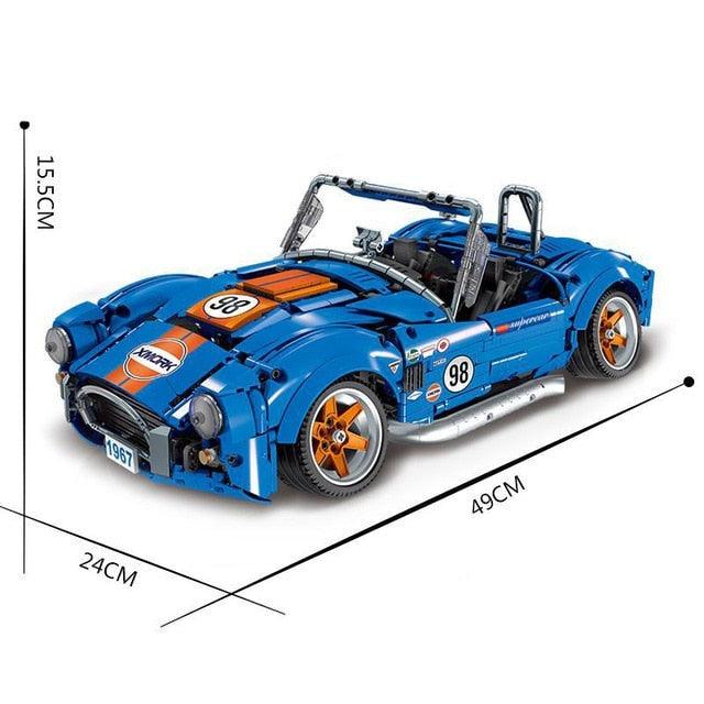 AC Cobra 427 1816pcs-Building Blocks set -Turbo Moc