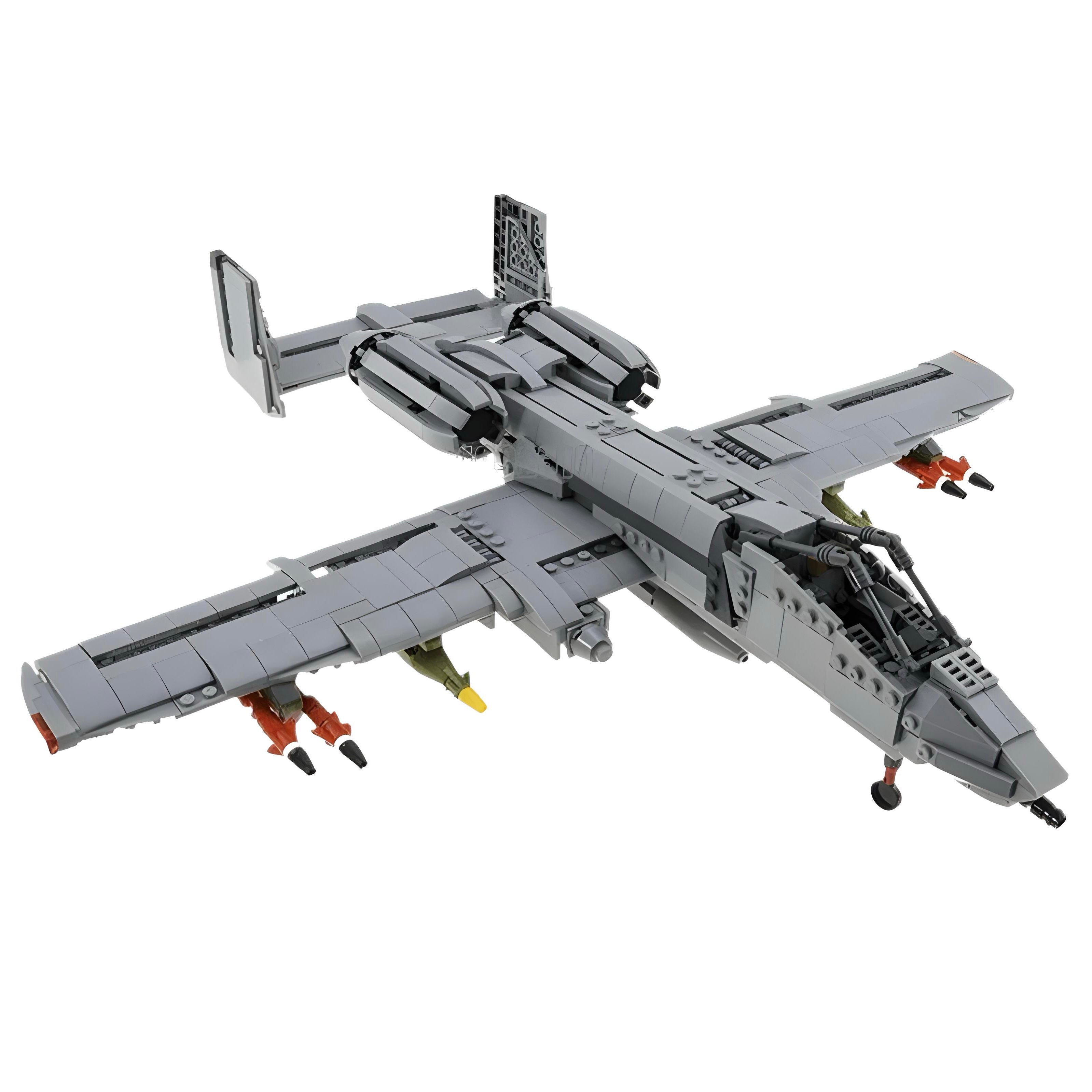 Image of A-10 Ground Attack Aircraft 1049Pcs - a-10-ground-attack-aircraft-1049pcs