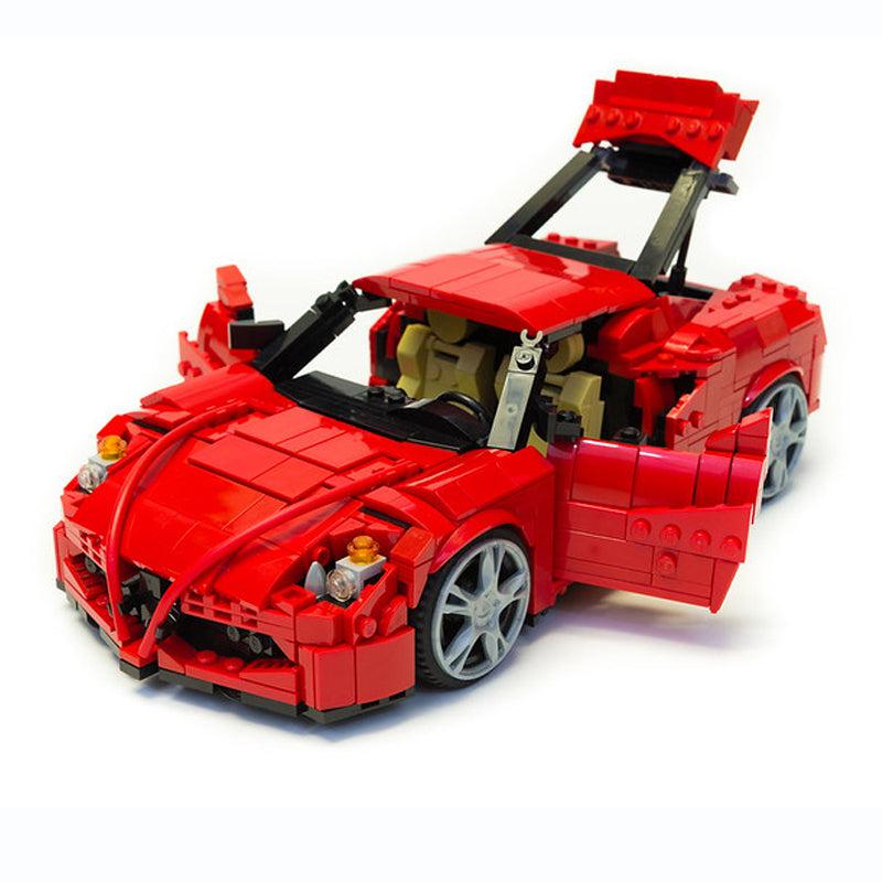 Alfa Romeo 4C | 1178pcs-Building Blocks set -Turbo Moc