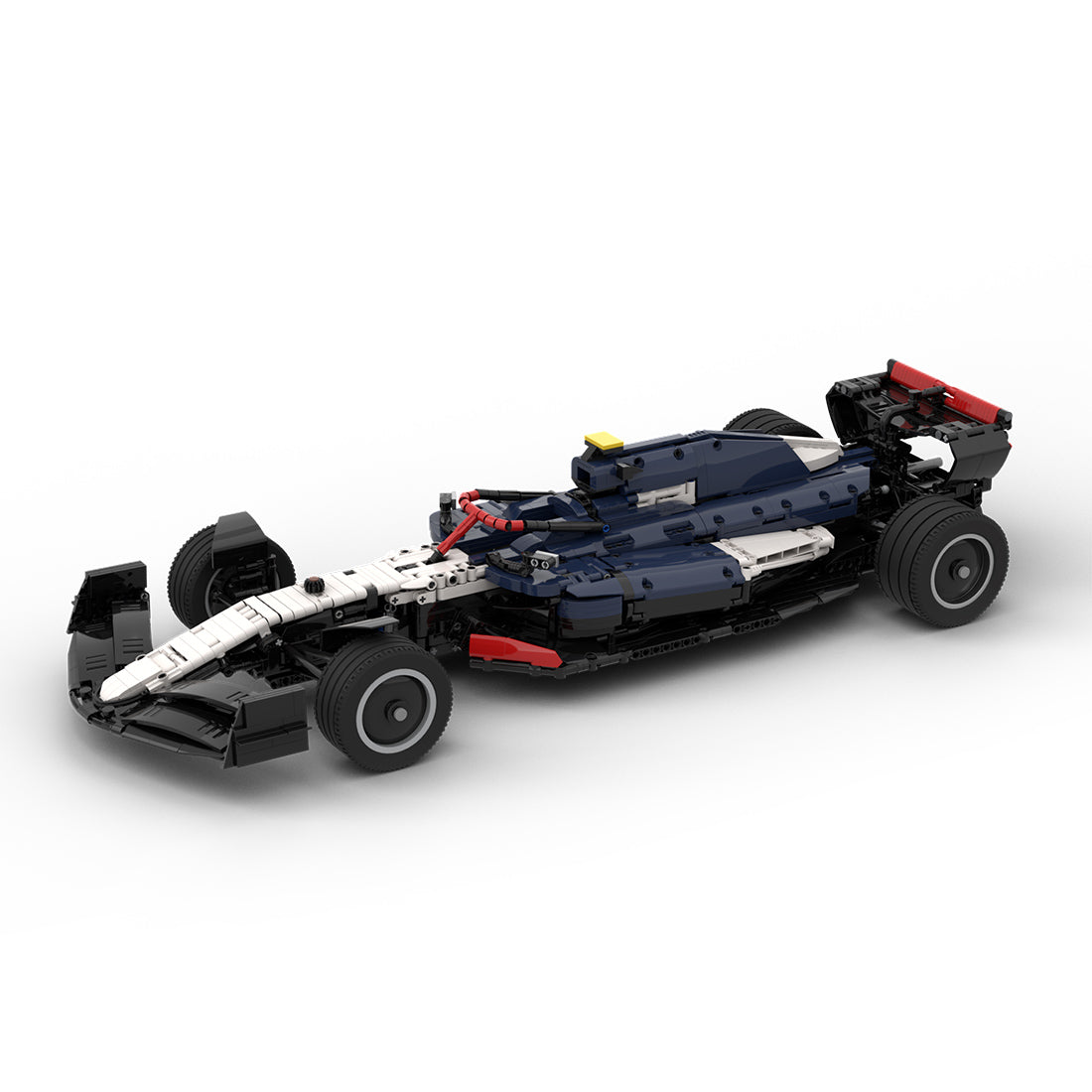 AlphaTauri F1 AT04 1:8 3103pcs-Building Blocks set -Turbo Moc