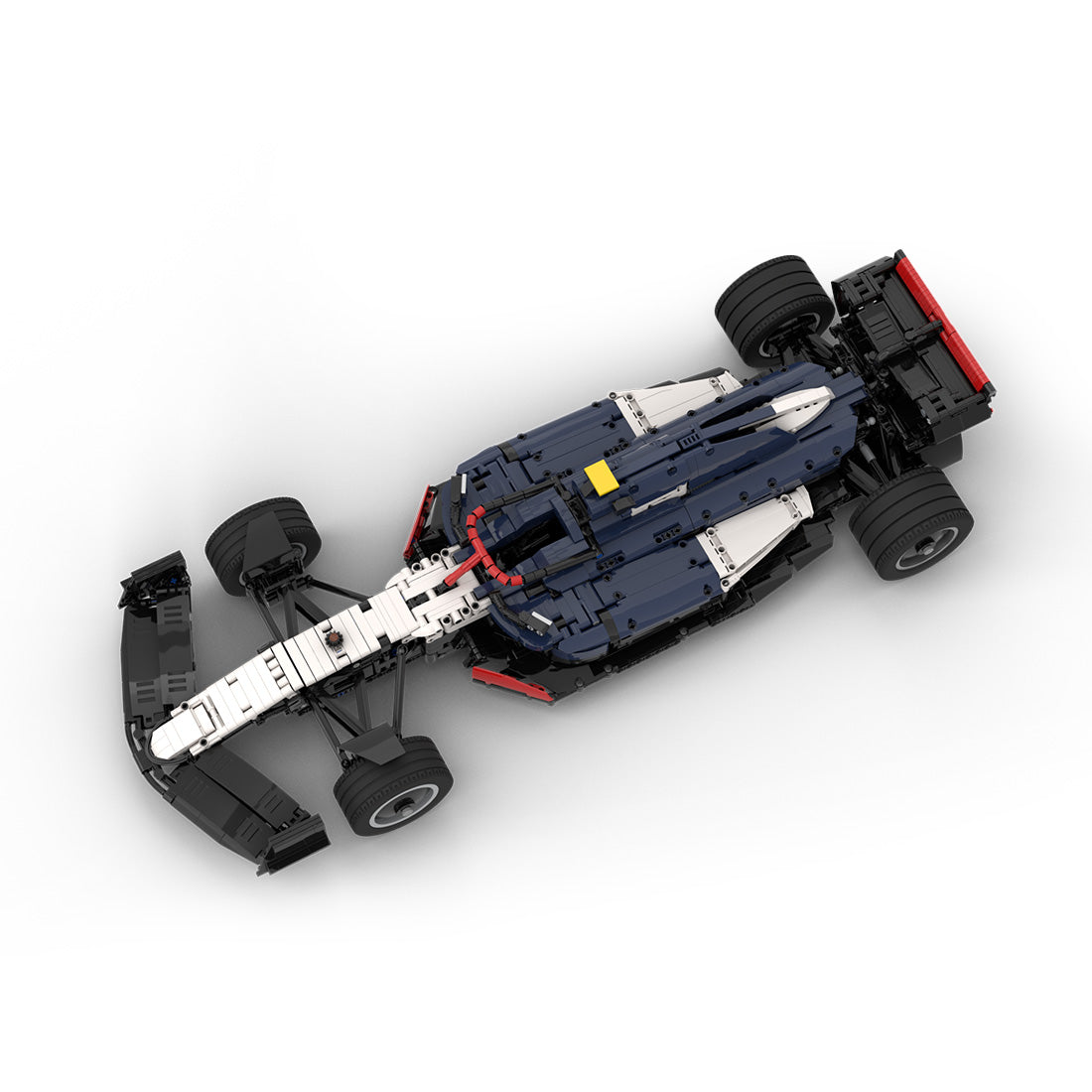 AlphaTauri F1 AT04 1:8 3103pcs-Building Blocks set -Turbo Moc