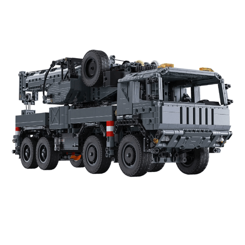 Armoured Military Crane Truck 2685pcs-Building Blocks set -Turbo Moc