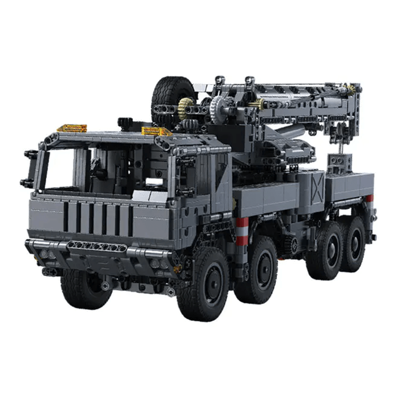 Armoured Military Crane Truck 2685pcs-Building Blocks set -Turbo Moc