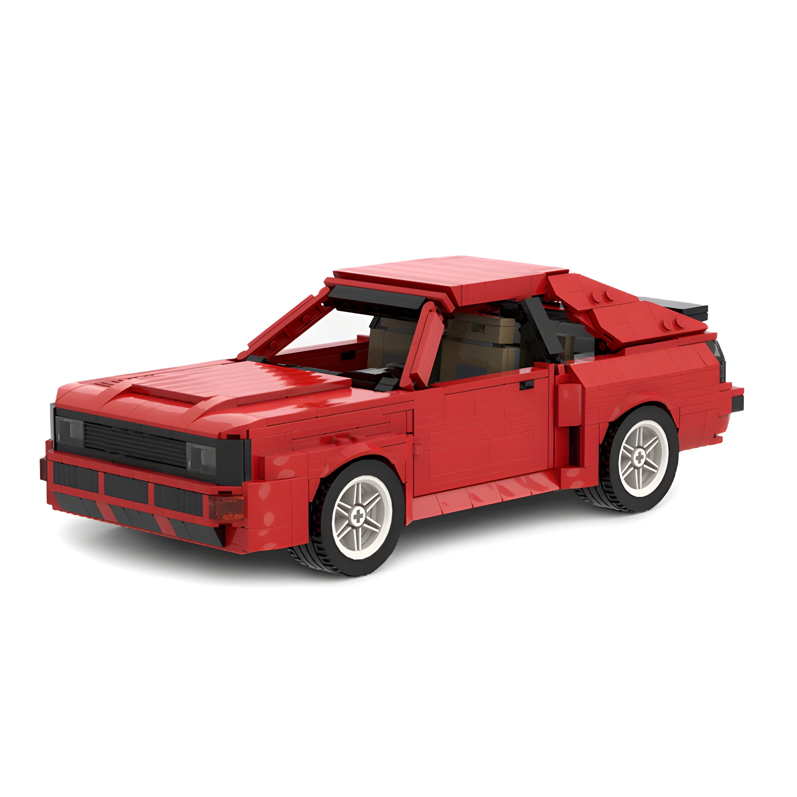 Audi Quattro 2.5 1257pcs Compatible Lego Building Kit by Turbo Moc