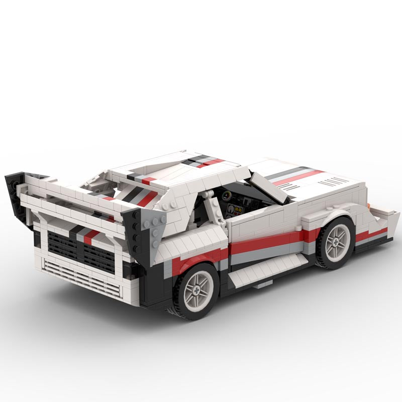 Audi Quattro S1 Pikes Peak Winner 1987 | 1306pcs-Building Blocks set -Turbo Moc