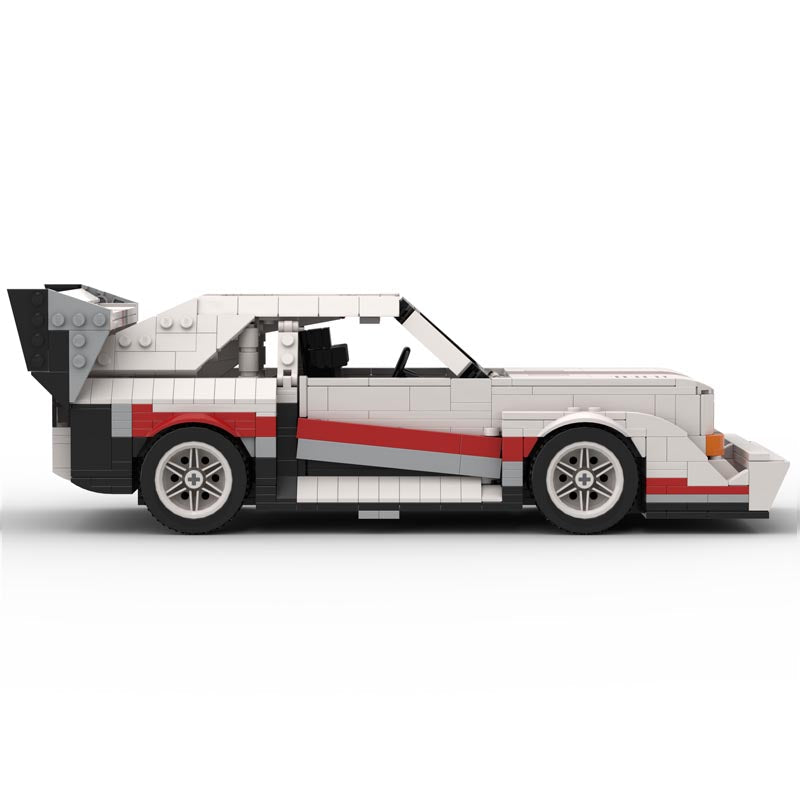 Audi Quattro S1 Pikes Peak Winner 1987 | 1306pcs-Building Blocks set -Turbo Moc