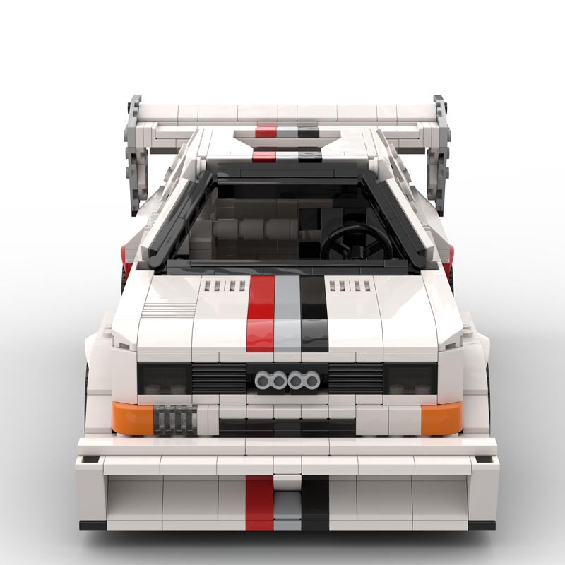 Audi Quattro S1 Pikes Peak Winner 1987 | 1306pcs-Building Blocks set -Turbo Moc