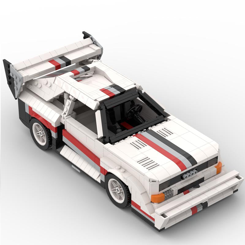 Audi Quattro S1 Pikes Peak Winner 1987 | 1306pcs-Building Blocks set -Turbo Moc