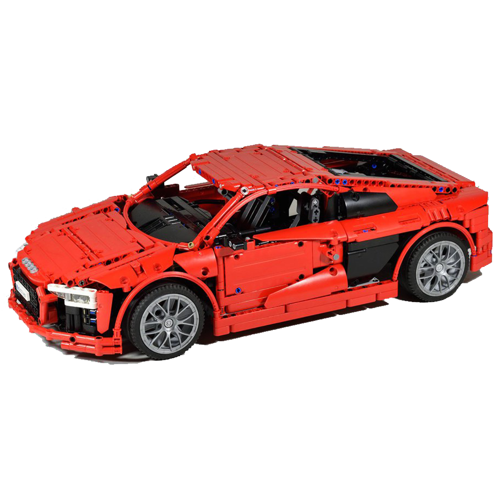 Audi R8 V10 | 1879pcs-Building Blocks set -Turbo Moc