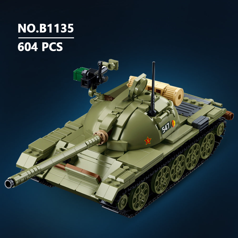 T54S Medium Tank - Building Blocks set compatible Lego - Turbo Moc