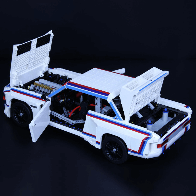 BMW 3.0 CSL IMSA 1975 4739pcs-Building Blocks set -Turbo Moc