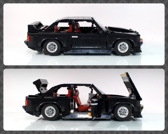 BMW M3 E30 | 1270pcs-Building Blocks set -Turbo Moc