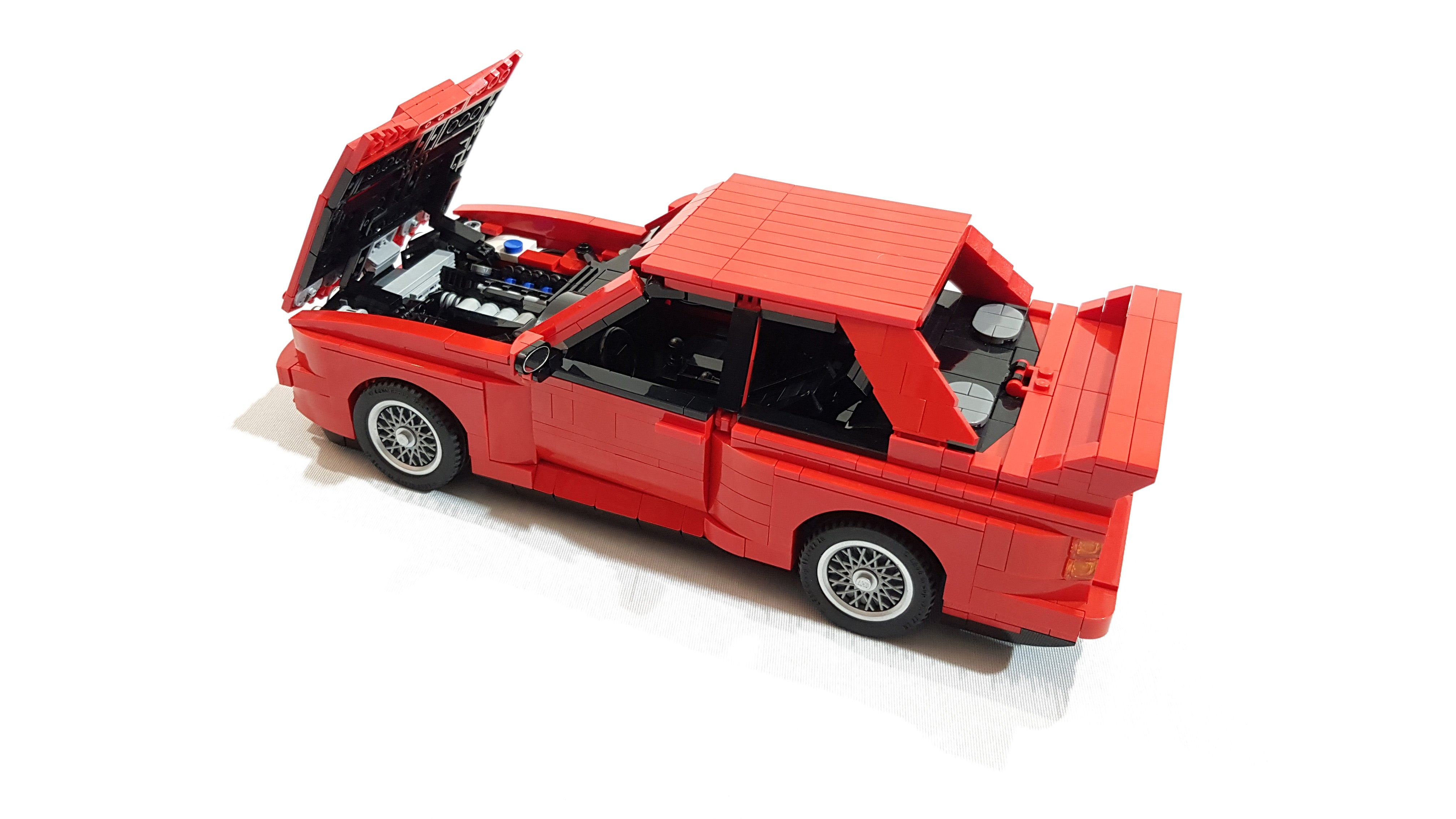 BMW M3 E30 Sport Evolution | 1461pcs-Building Blocks set -Turbo Moc