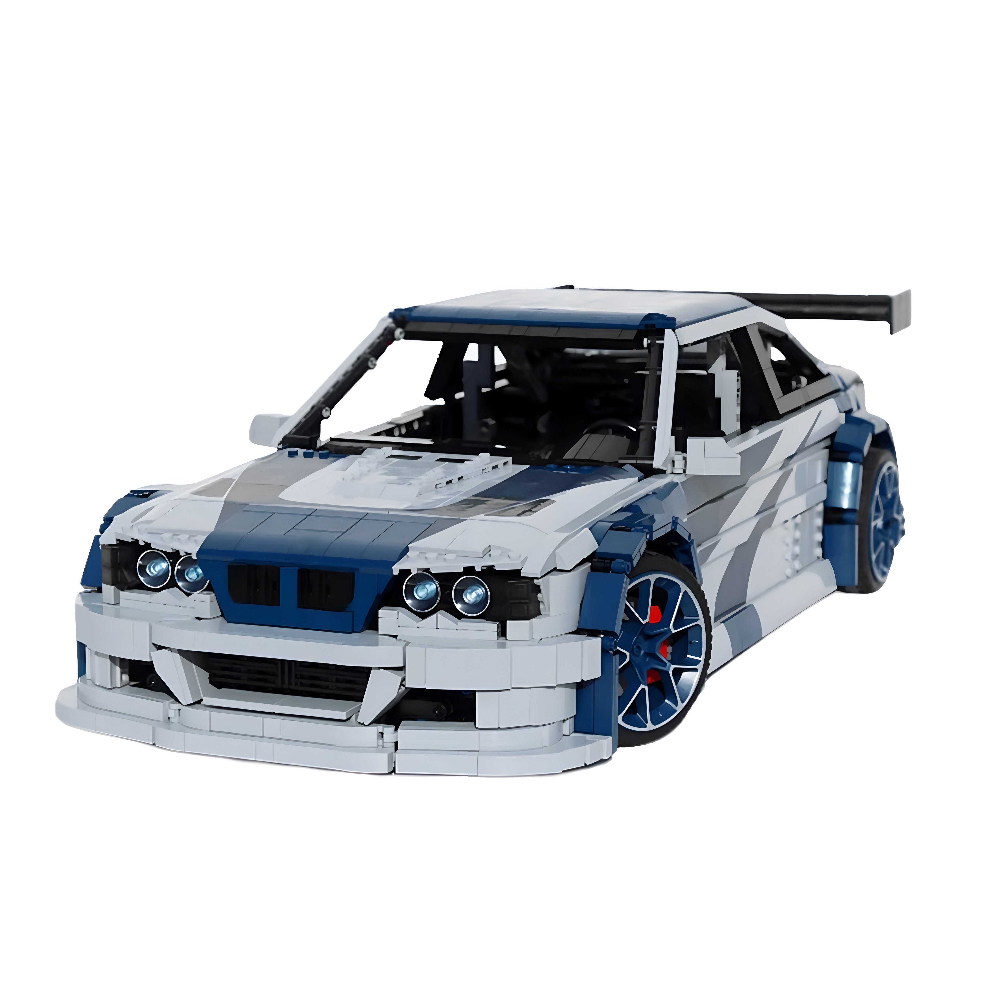 BMW M3 E46 GTR 5049pcs Compatible Lego Building Kit by Turbo Moc