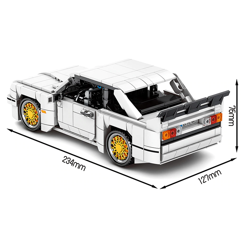 BMW M3 e30 678pcs-Building Blocks set -Turbo Moc