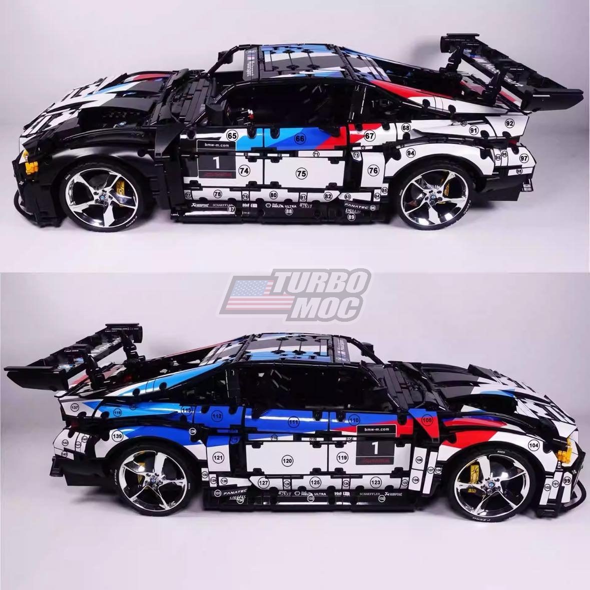 BMW M4 GT3 Motorsport | 3780pcs-Building Blocks set -Turbo Moc