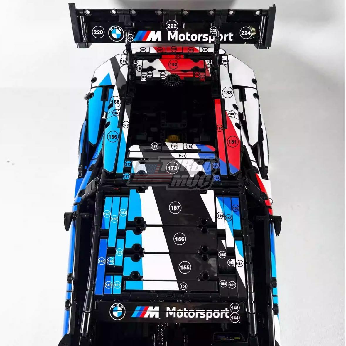 BMW M4 GT3 Motorsport | 3780pcs-Building Blocks set -Turbo Moc