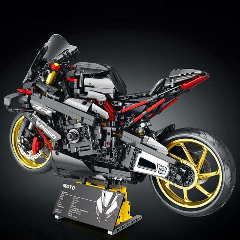 BMW S1000 RR Model 1920pcs-Building Blocks set -Turbo Moc