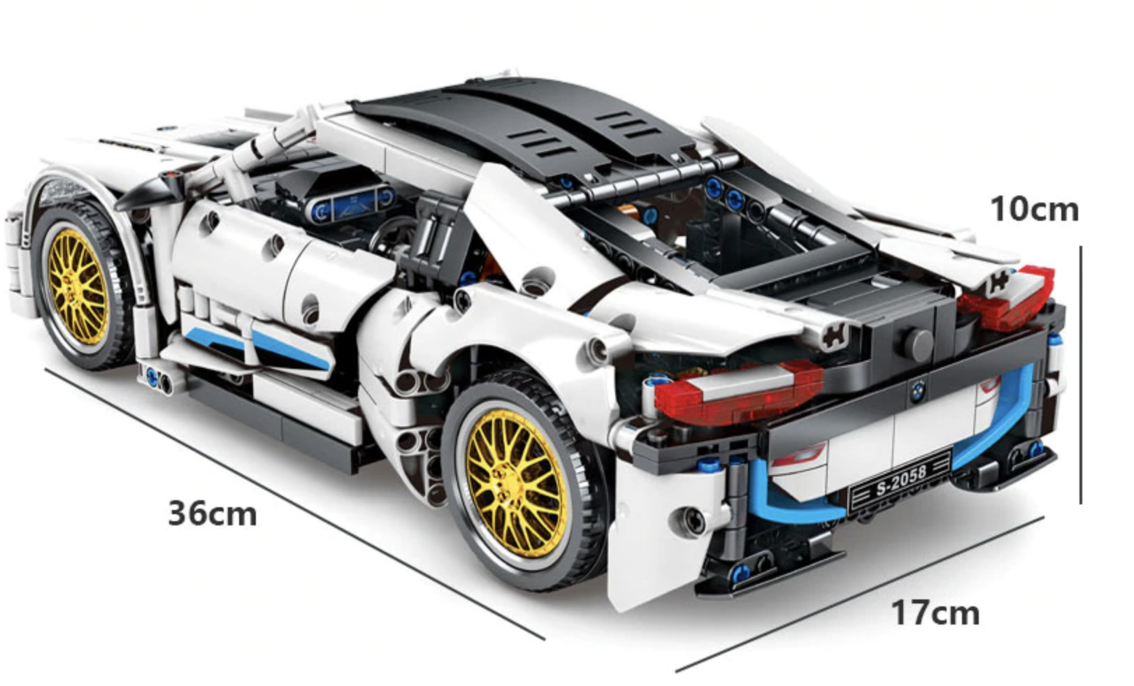 BMW i8 Hybrid 1270pcs-Building Blocks set -Turbo Moc