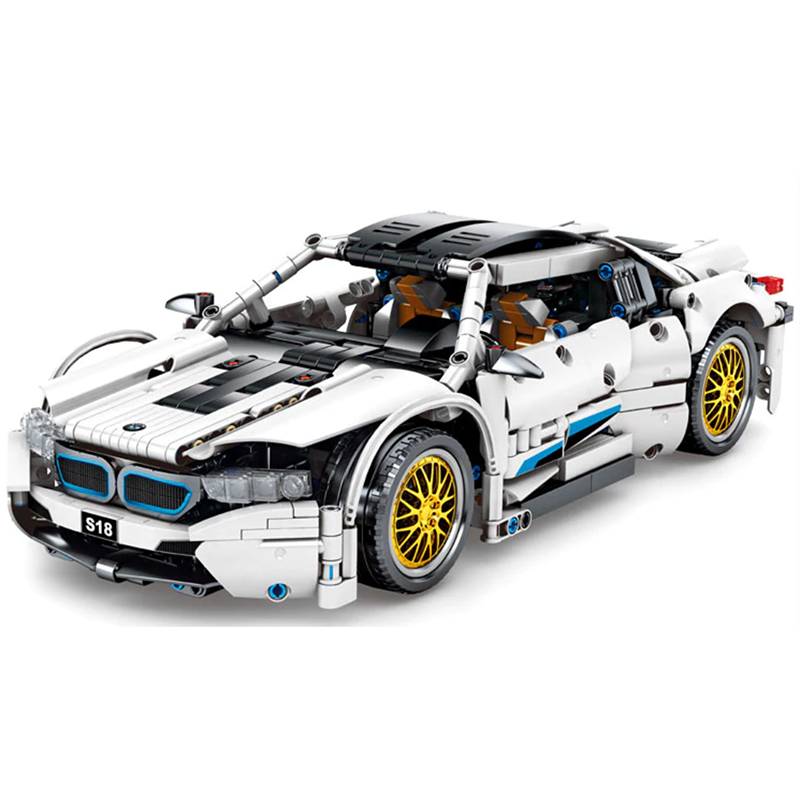 BMW i8 Hybrid 1270pcs-Building Blocks set -Turbo Moc