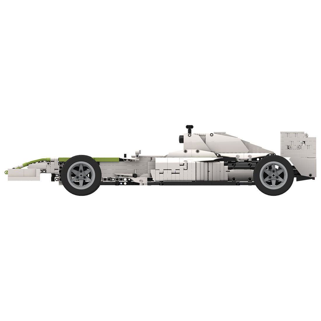 Brawn GP F1 BGP001 1:8 1834pcs-Building Blocks set -Turbo Moc