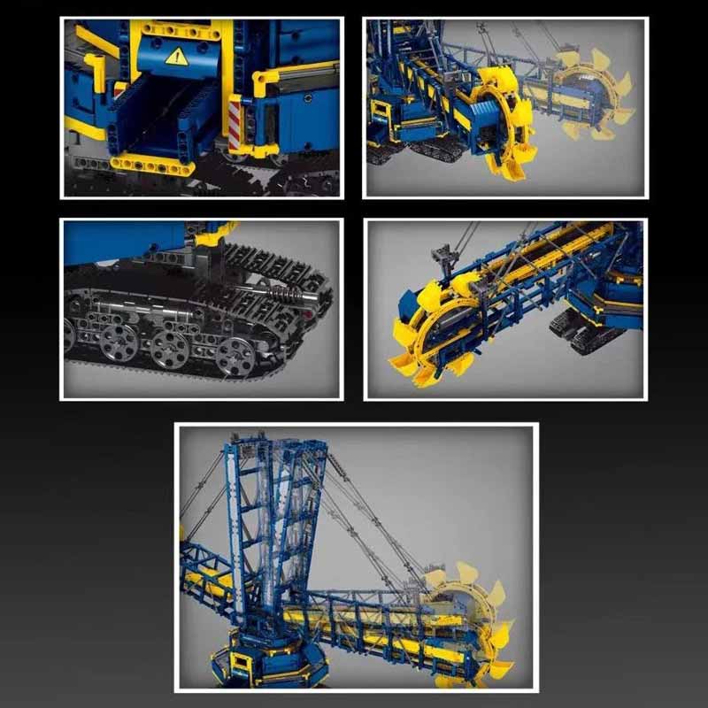 Bucket Wheel Excavator Remote Controlled 4588pcs-Building Blocks set -Turbo Moc